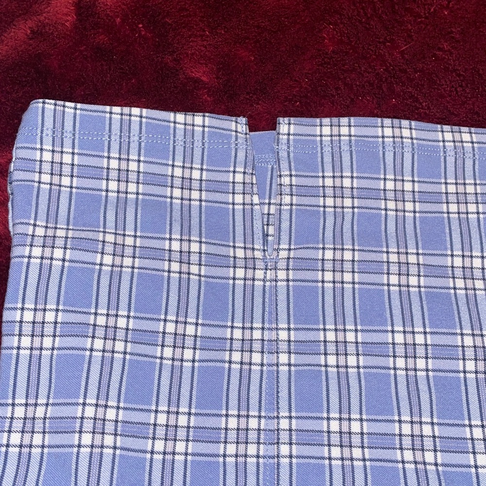 Hollister Light Blue Plaid Skirt - Picture 5 of 5